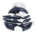 طقم فيبر موتوسيكل بنلي VLR 150 أسود