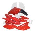 طقم فيبر موتوسيكل بنلي VLR 150 أحمر