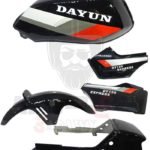 طقم صاج موتوسيكل دايون 4 اكسبريس اسود